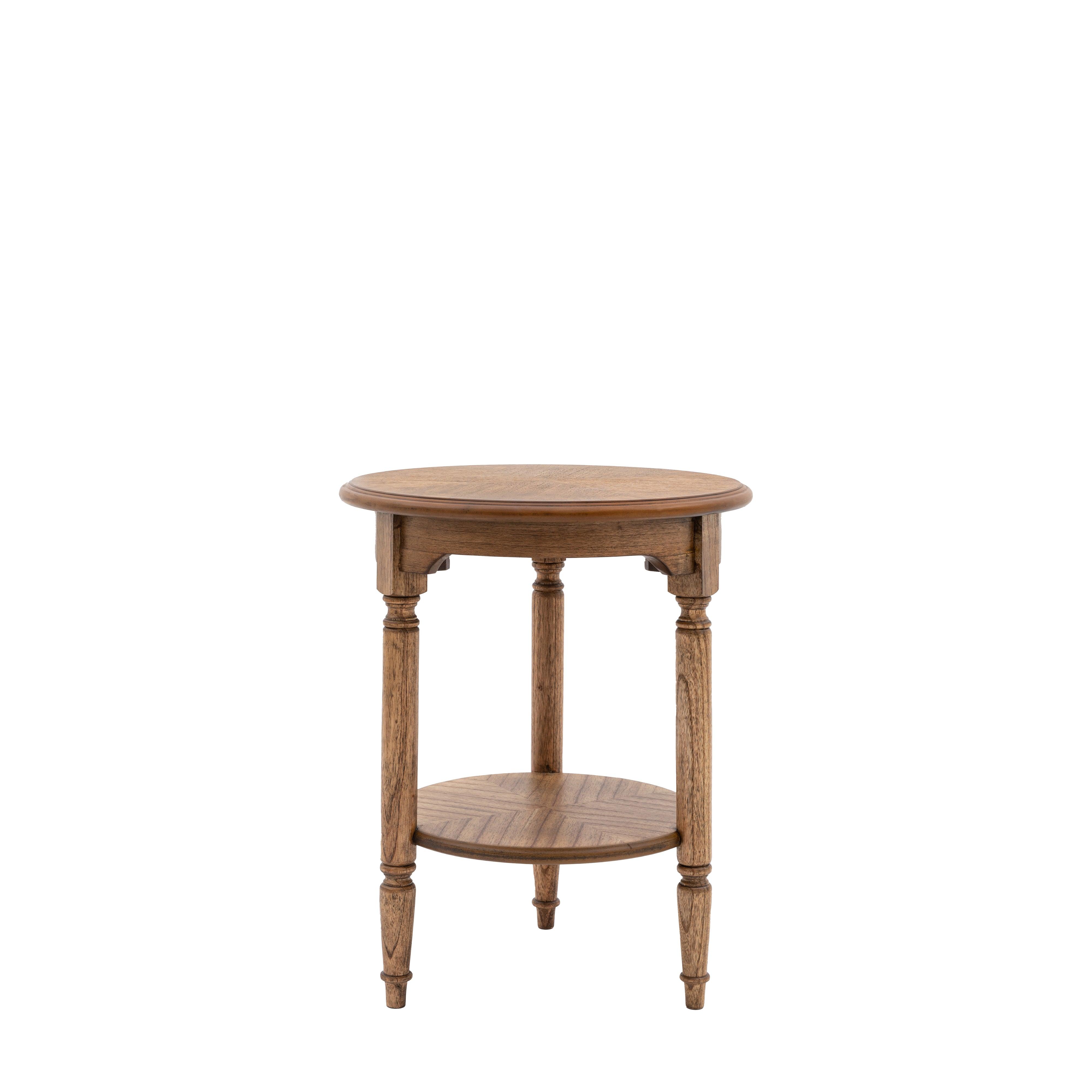 Solanis Mindi Wood Side Table - Maison Rêves UK