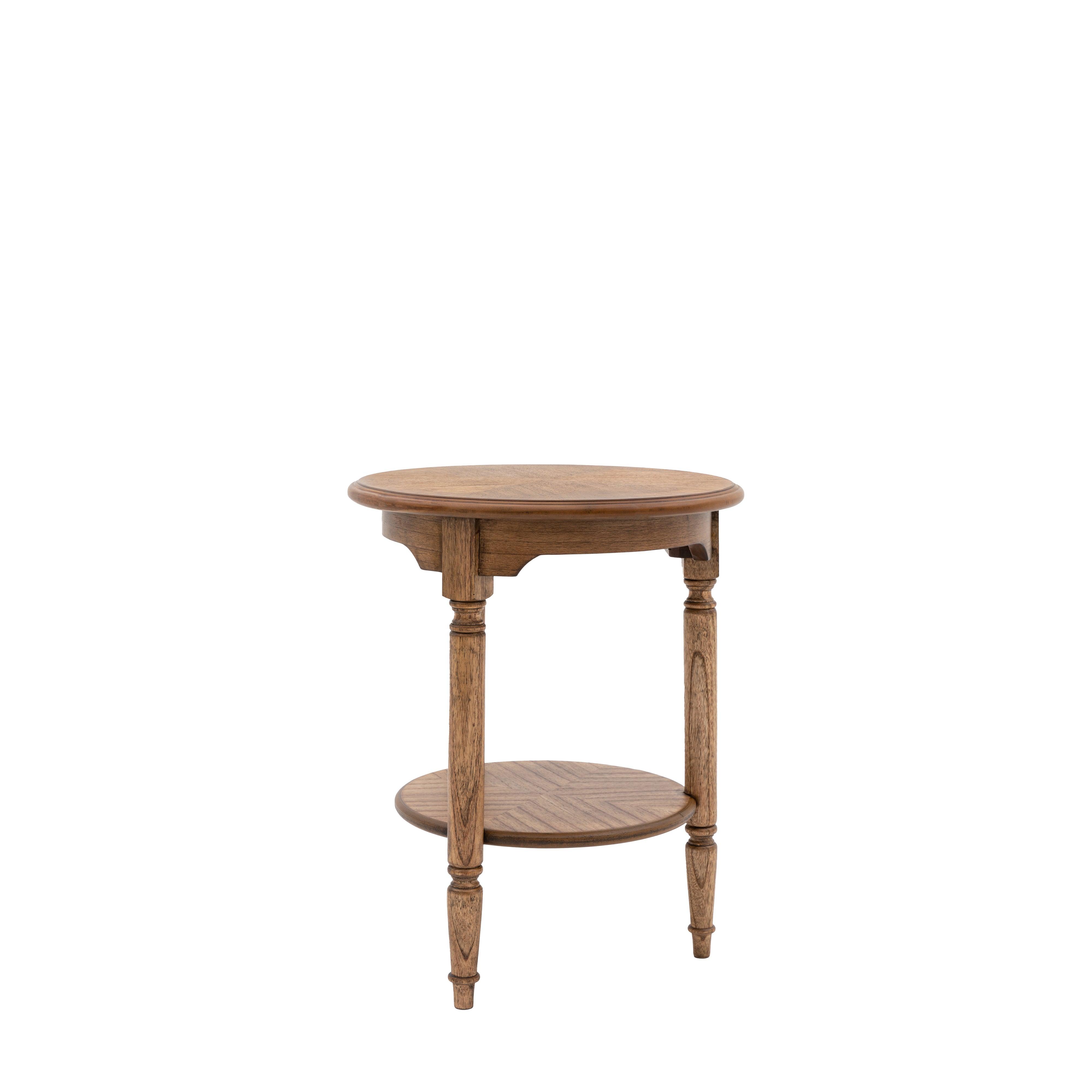 Solanis Mindi Wood Side Table - Maison Rêves UK