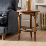 Solanis Mindi Wood Side Table - Maison Rêves UK