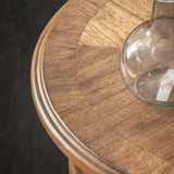 Solanis Mindi Wood Side Table - Maison Rêves UK