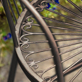 Sorrentia Iron 2 Seater Bistro Set Noir - Maison Rêves UK