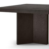 Modern Design 10-Seater Dining Table in Textured Dark Oak Veneer - interitower