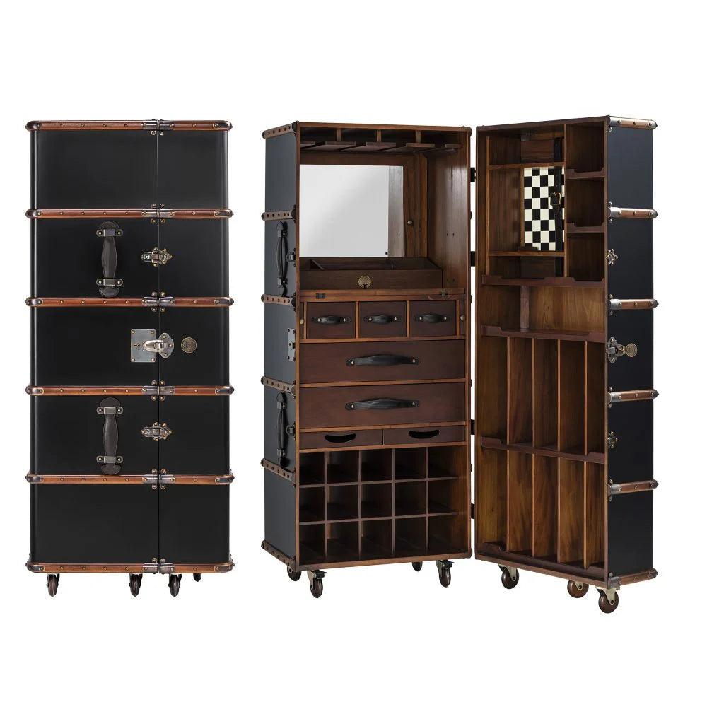 Stateroom Bar Mahogany Wood by Authentic Models - Maison Rêves UK