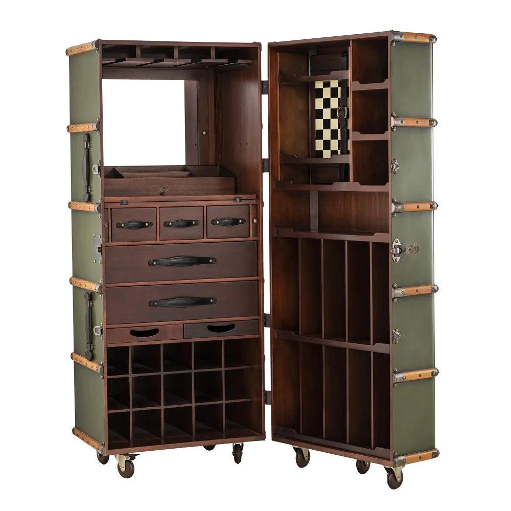 Stateroom Bar Mahogany Wood by Authentic Models - Maison Rêves UK
