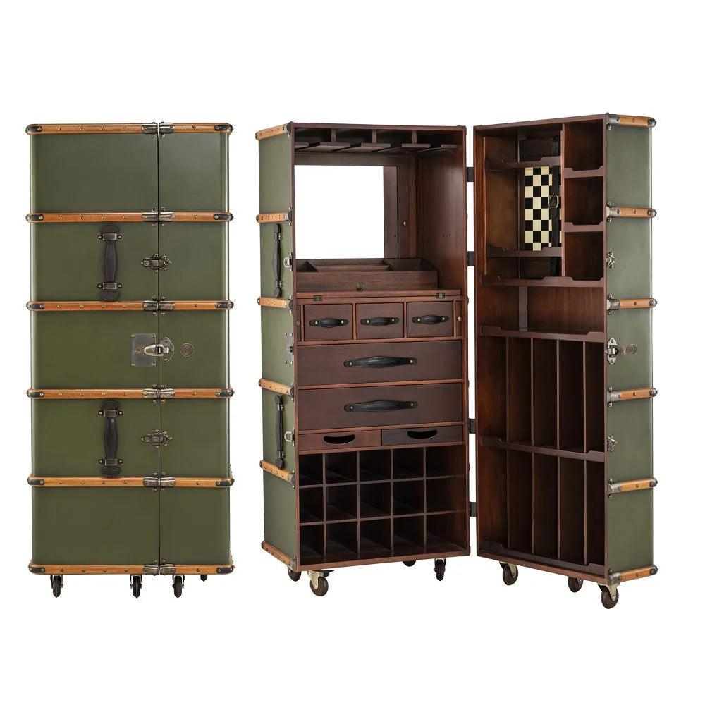 Stateroom Bar Mahogany Wood by Authentic Models - Maison Rêves UK