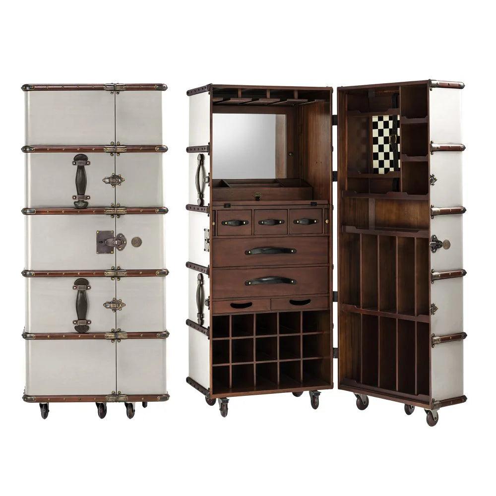Stateroom Bar Mahogany Wood by Authentic Models - Maison Rêves UK