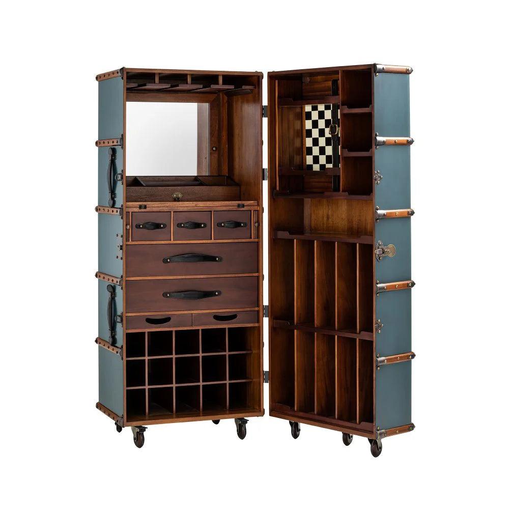 Stateroom Bar Mahogany Wood by Authentic Models - Maison Rêves UK