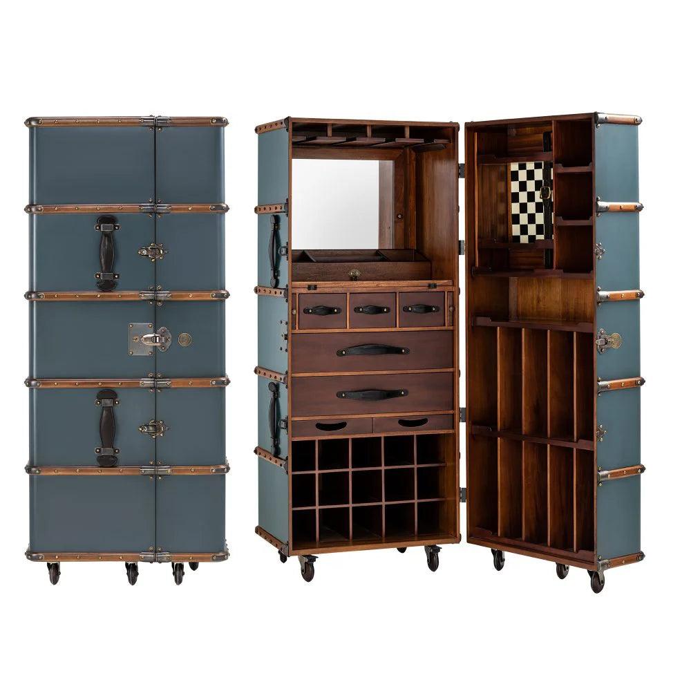 Stateroom Bar Mahogany Wood by Authentic Models - Maison Rêves UK