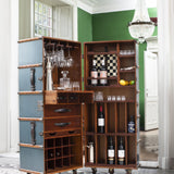 Stateroom Bar Mahogany Wood by Authentic Models - Maison Rêves UK