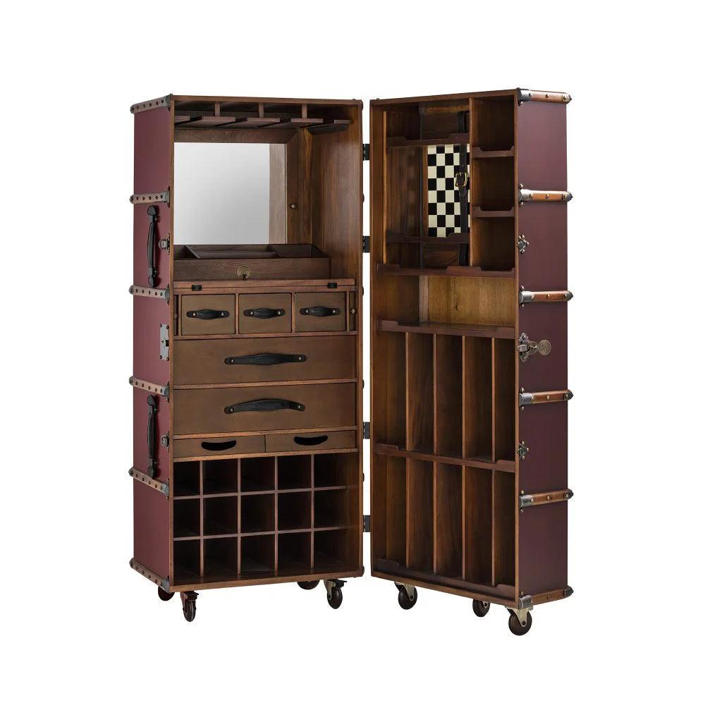 Stateroom Bar Mahogany Wood by Authentic Models - Maison Rêves UK