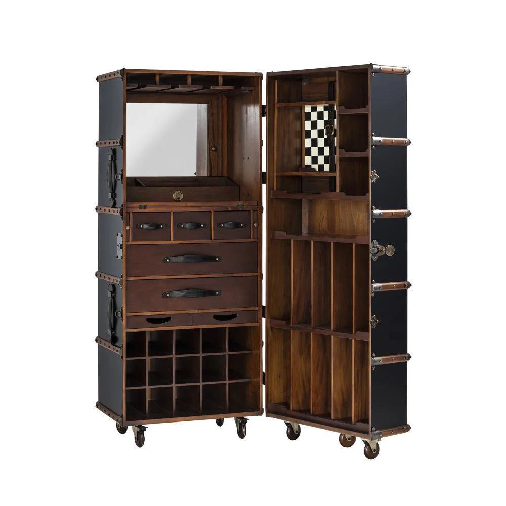 Stateroom Bar Mahogany Wood by Authentic Models - Maison Rêves UK