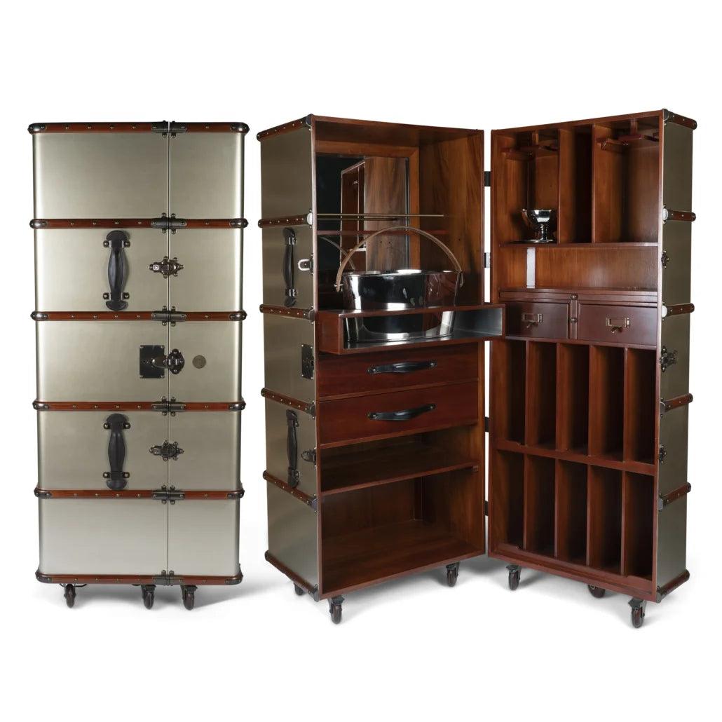 Stateroom Bar Mahogany Wood by Authentic Models - Maison Rêves UK