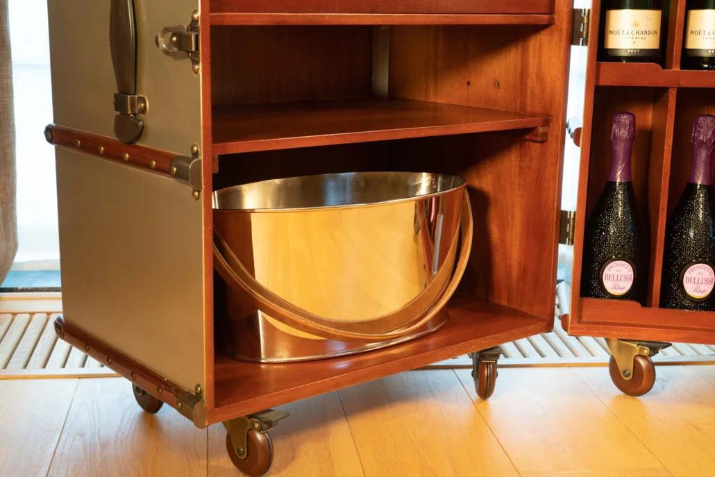 Stateroom Bar Mahogany Wood by Authentic Models - Maison Rêves UK
