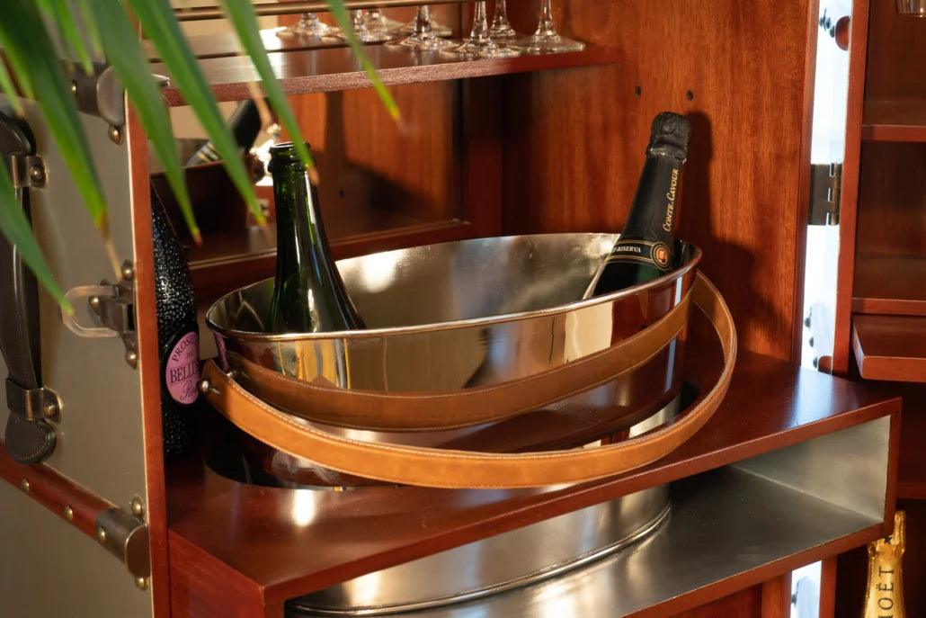 Stateroom Bar Mahogany Wood by Authentic Models - Maison Rêves UK