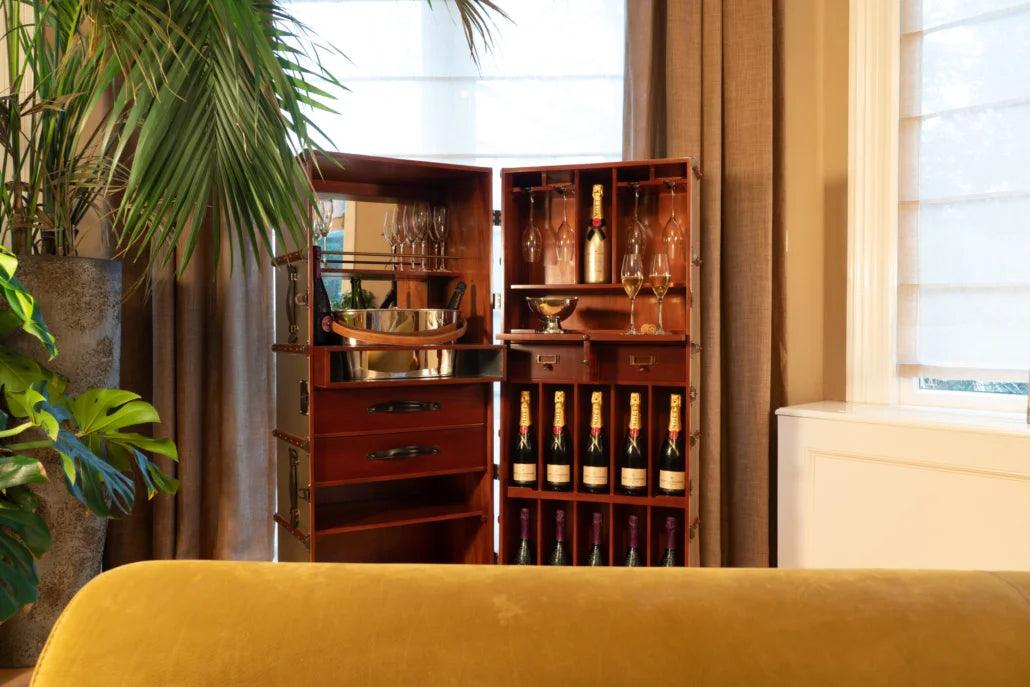 Stateroom Bar Mahogany Wood by Authentic Models - Maison Rêves UK