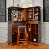 Stateroom Bar Mahogany Wood by Authentic Models - Maison Rêves UK
