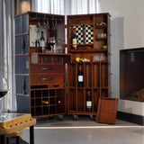 Stateroom Bar Mahogany Wood by Authentic Models - Maison Rêves UK