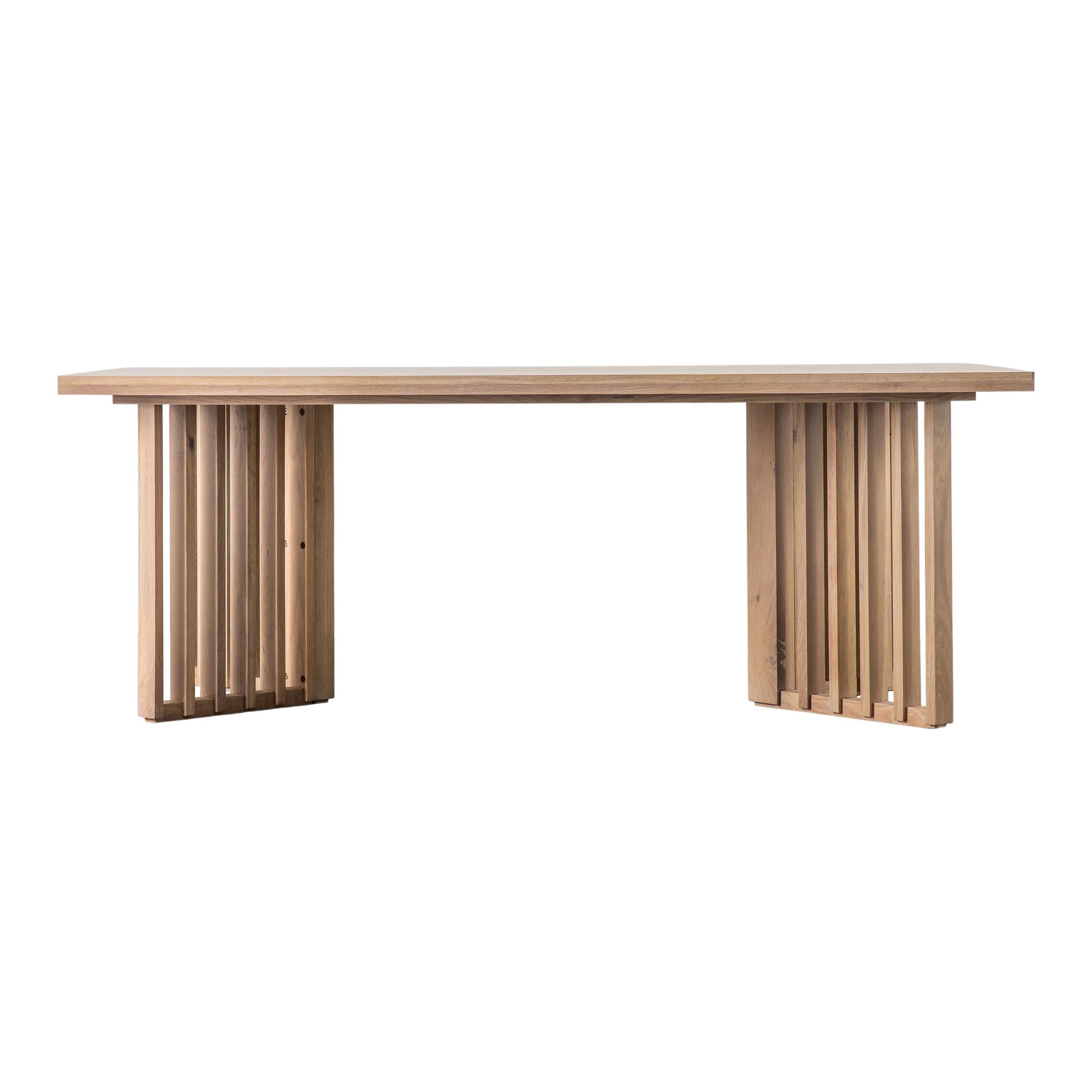 Stella Oak Dining Table Large - Maison Rêves UK