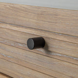 Stella Oak Wood 6 Drawer Chest with Black Metal Legs - Maison Rêves UK