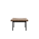 Stella Oak Wood Coffee Table with Black Metal Legs - Maison Rêves UK