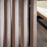 Stella Oak Wood Dining Table Small - Maison Rêves UK