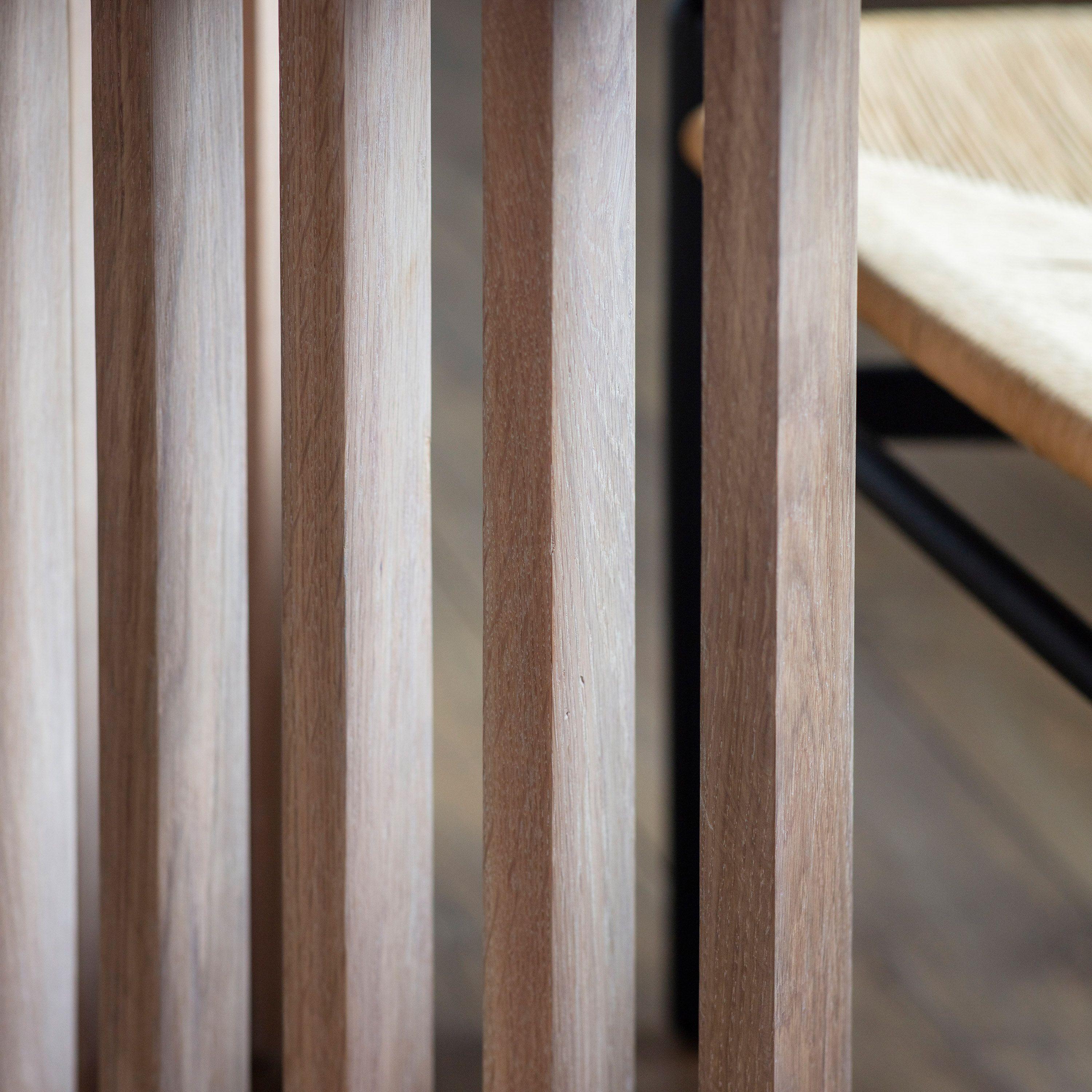 Stella Oak Wood Dining Table Small - Maison Rêves UK