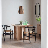 Stella Oak Wood Dining Table Small - Maison Rêves UK