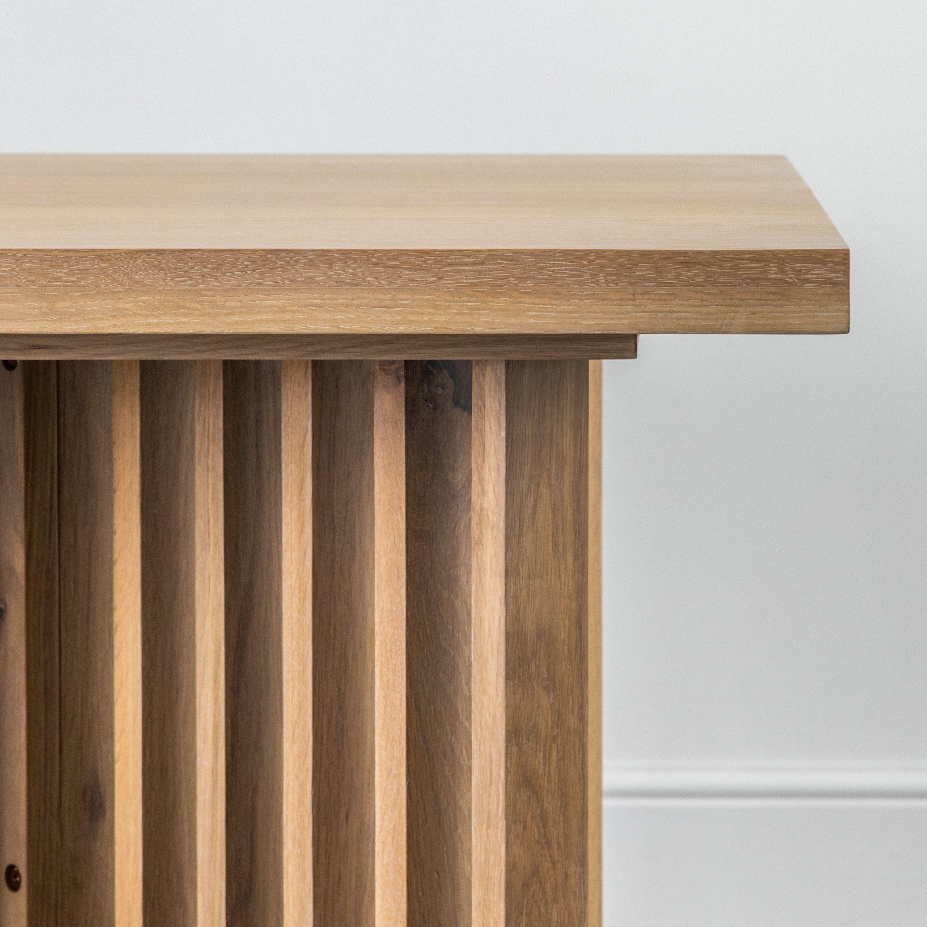 Stella Oak Wood Dining Table Small - Maison Rêves UK