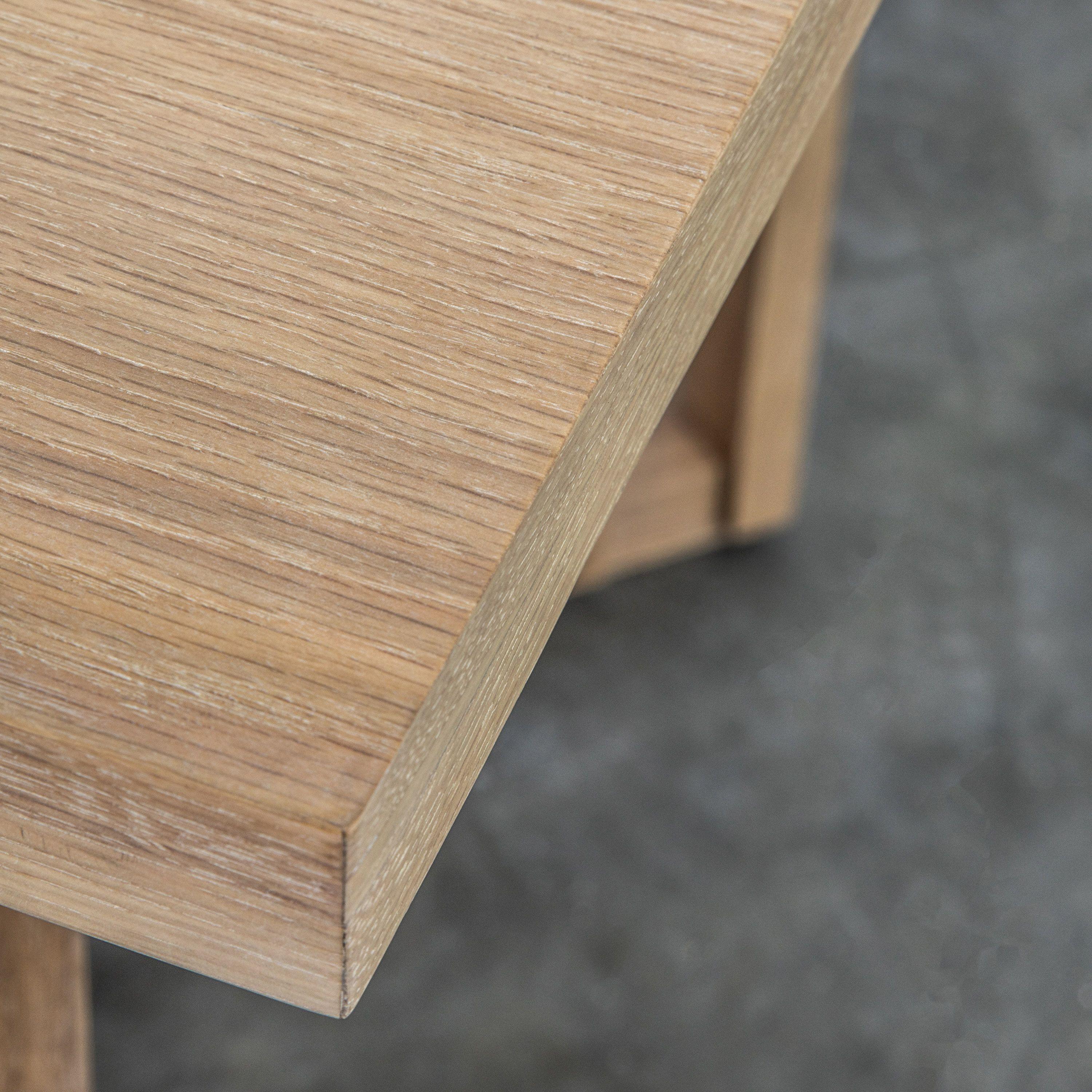 Stella Oak Wood Dining Table Small - Maison Rêves UK