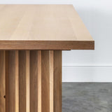 Stella Oak Wood Dining Table Small - Maison Rêves UK