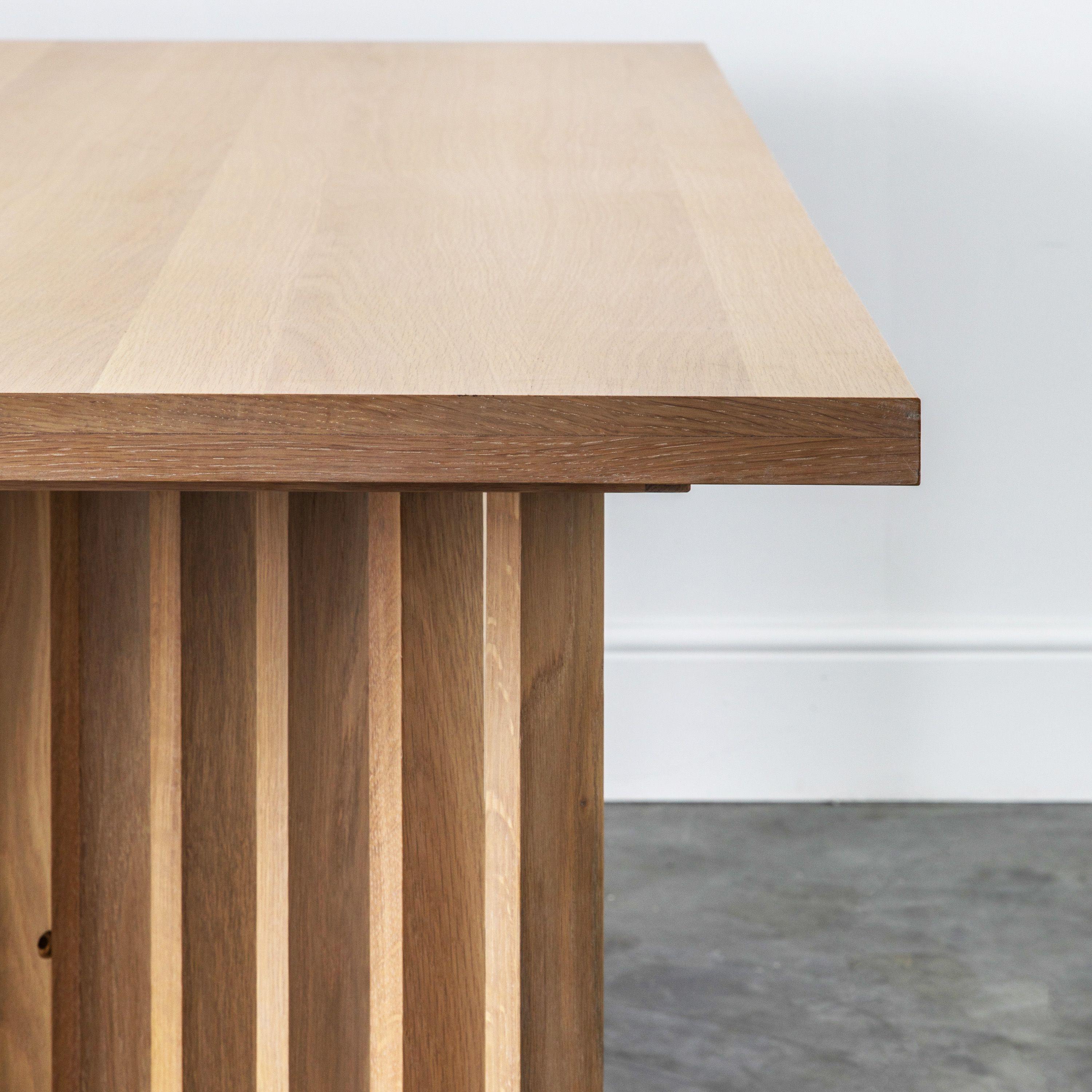 Stella Oak Wood Dining Table Small - Maison Rêves UK