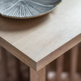 Stella Oak Wood Dining Table Small - Maison Rêves UK