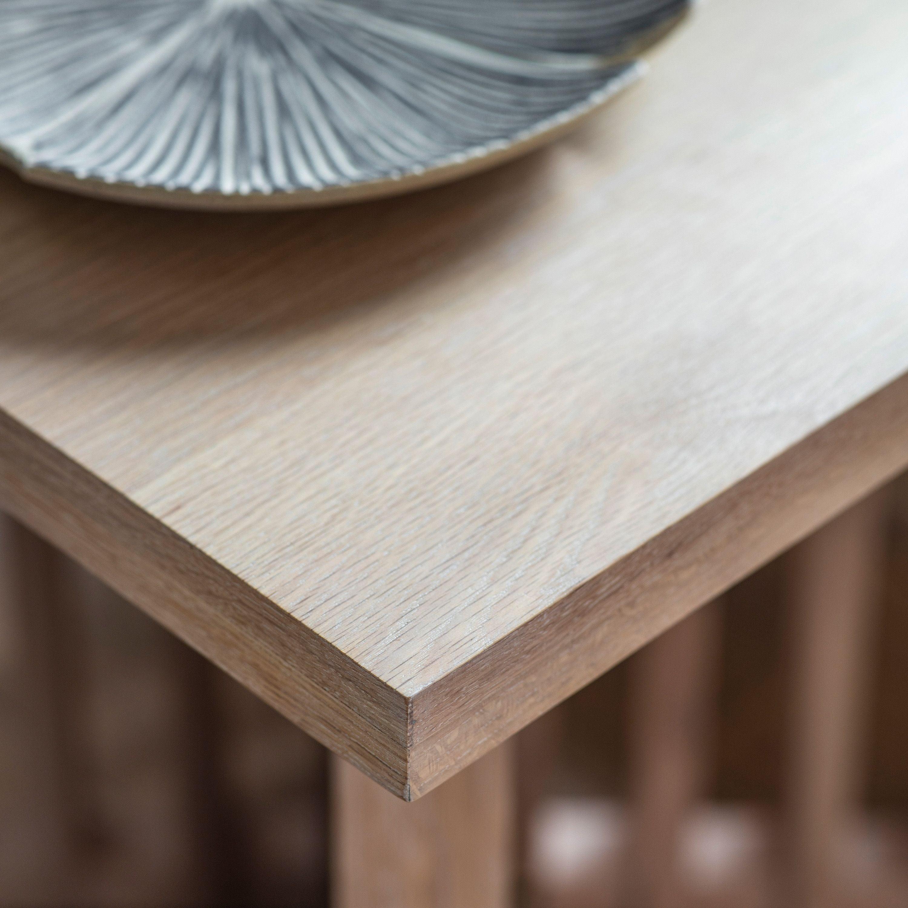 Stella Oak Wood Dining Table Small - Maison Rêves UK