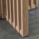 Stella Oak Wood Dining Table Small - Maison Rêves UK