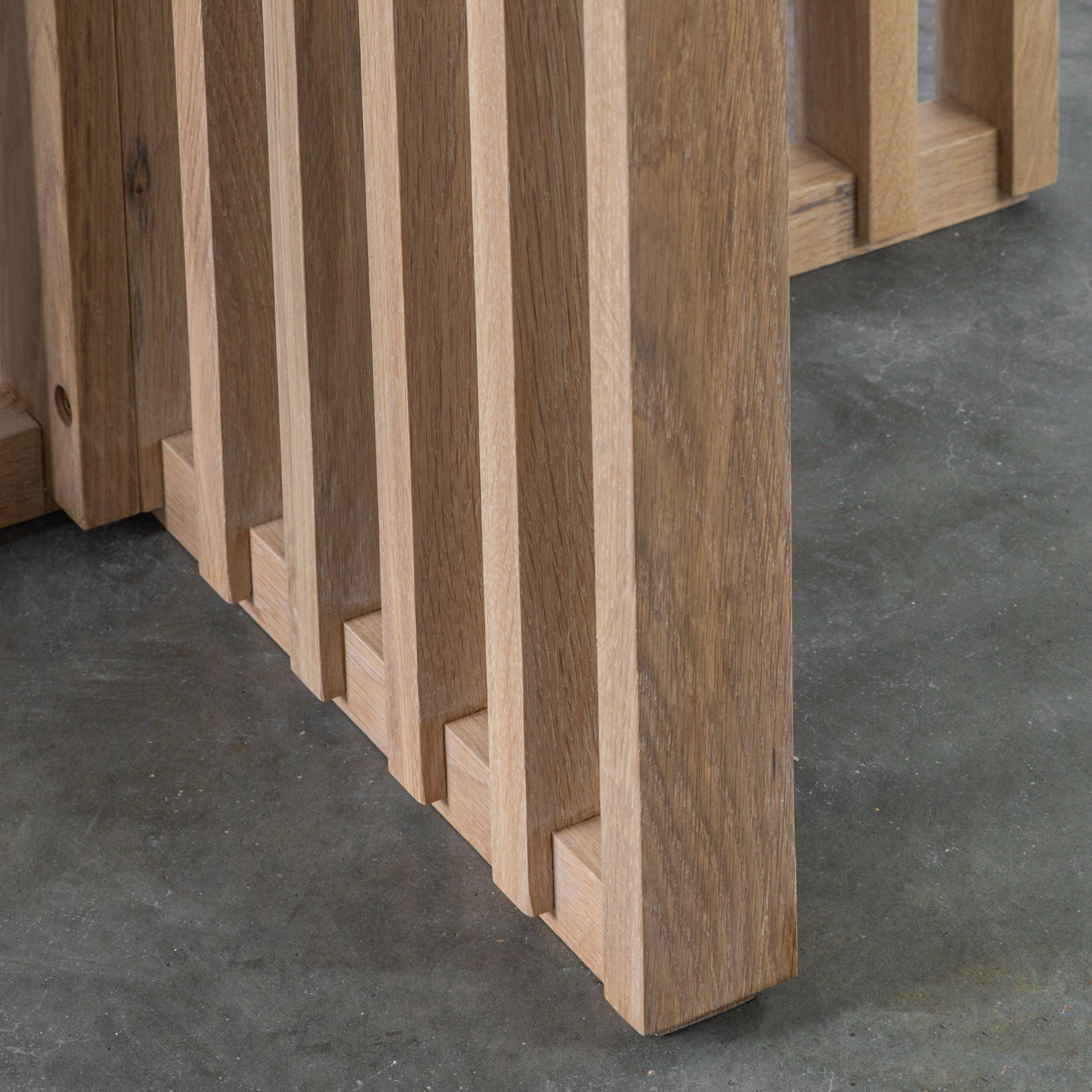 Stella Oak Wood Dining Table Small - Maison Rêves UK