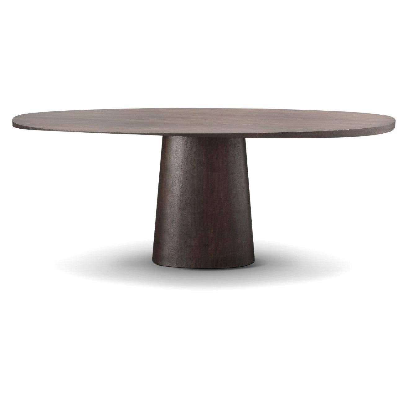 Strata Large Oval Walnut Dining Table by Eccotrading Design London - Interitower | UK
