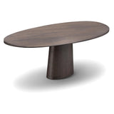 Strata Large Oval Walnut Dining Table by Eccotrading Design London - Interitower | UK
