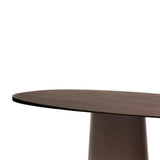 Strata Large Oval Walnut Dining Table by Eccotrading Design London - Interitower | UK