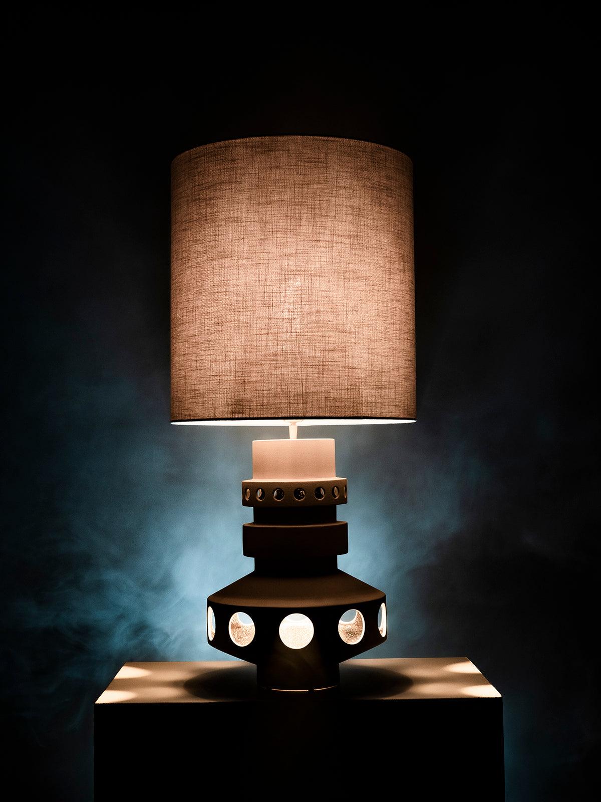 Unfo Earthenware Table Lamp - Maison Rêves UK