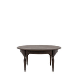 Verdanta Dark Mindi Wood Coffee Table - Maison Rêves UK