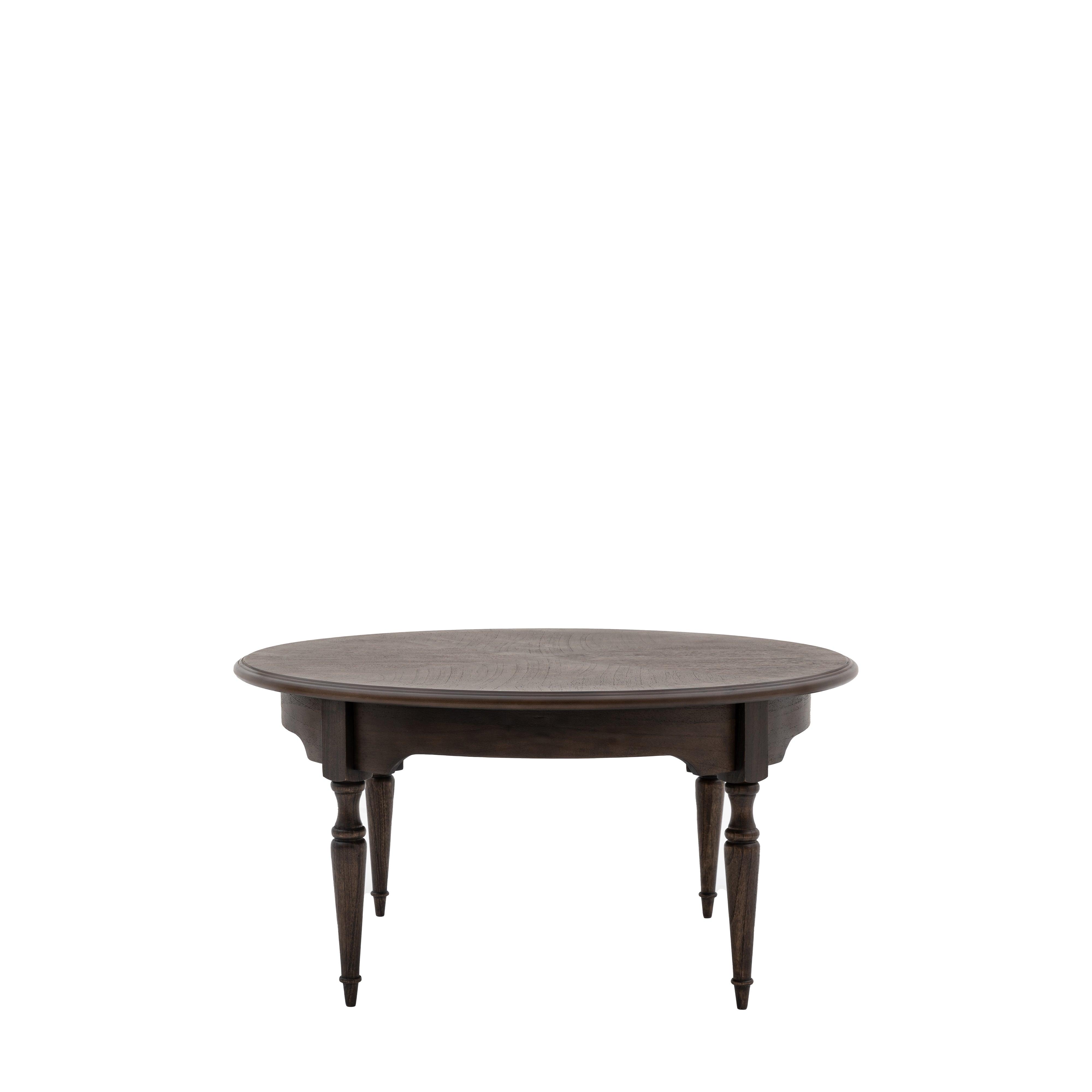 Verdanta Dark Mindi Wood Coffee Table - Maison Rêves UK