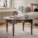 Verdanta Dark Mindi Wood Coffee Table - Maison Rêves UK
