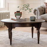 Verdanta Dark Mindi Wood Coffee Table - Maison Rêves UK