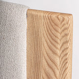 Nara Armchair in Beige Oak Wood