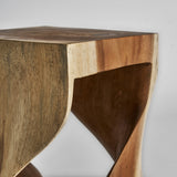 Maun Acacia Wood Side Table