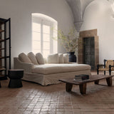 Arusa Tropical Wood Side Table