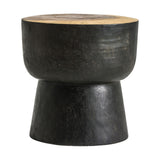 Arusa Tropical Wood Side Table
