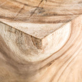 Yendi Natural Tropical Wood Side Table