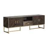 Kraj Mango Wood & Iron TV Stand
