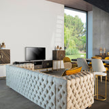 Kraj Mango Wood & Iron TV Stand